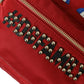 Dolce & Gabbana Red #DGFAMILY Embellished Backpack VULCANO Bag