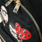 Dolce & Gabbana Black #DGFAMILY Embellished Backpack VULCANO Bag