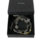 Dolce & Gabbana Black Daisy Crystal Dauphine Waist Belt