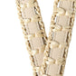 Dolce & Gabbana Beige Raffia Leather Metal Buckle Belt