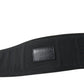 Dolce & Gabbana Black Suede Leather Wide Waist Belt