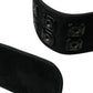 Dolce & Gabbana Black Suede Leather Wide Waist Belt