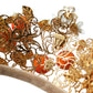 Dolce & Gabbana Gold Brass Crystal Sicily Orange ARANCE Head Tiara Crown