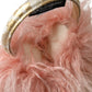 Dolce & Gabbana Pink Shearling Fur Winter Warmer Headband Ear Muffs