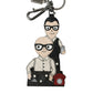 Dolce & Gabbana Leather Dominico Stefano #DGFAMILY Logo Badge Keychain