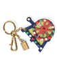 Dolce & Gabbana Multicolor Gold Tone Carretto Keychain Keyring