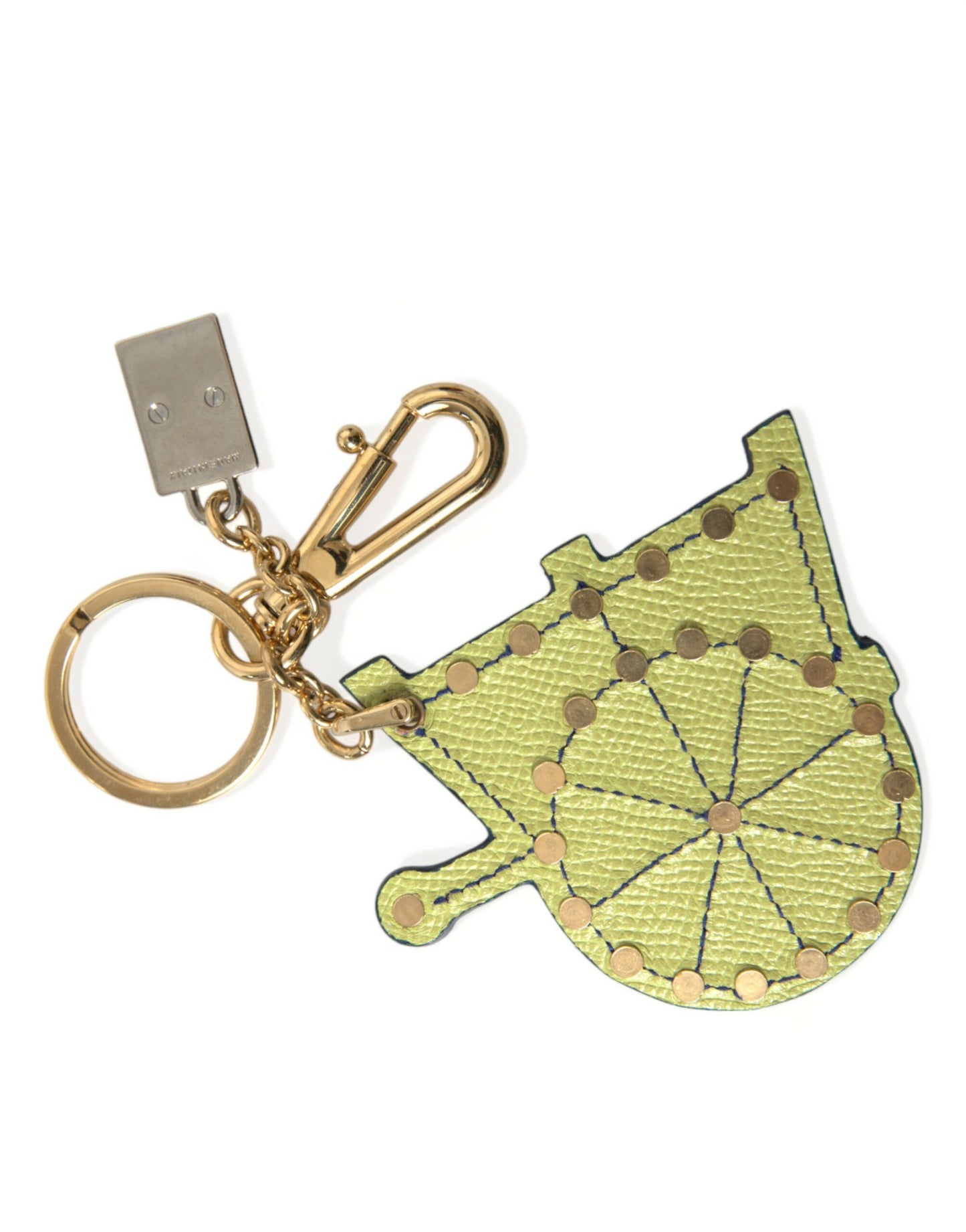 Dolce & Gabbana Multicolor Gold Tone Carretto Keychain Keyring