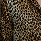 Dolce & Gabbana Elegant Brown Animal Print Silk Blouse