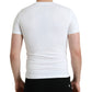 Dolce & Gabbana Elegant White Logo Crewneck Tee