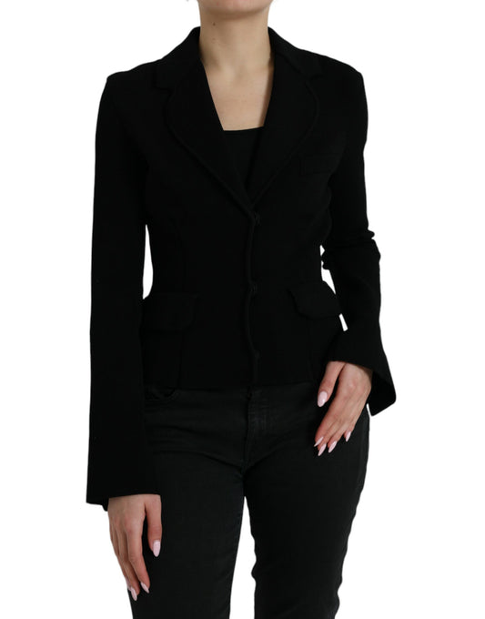 Dolce & Gabbana Elegant Black Blazer Jacket