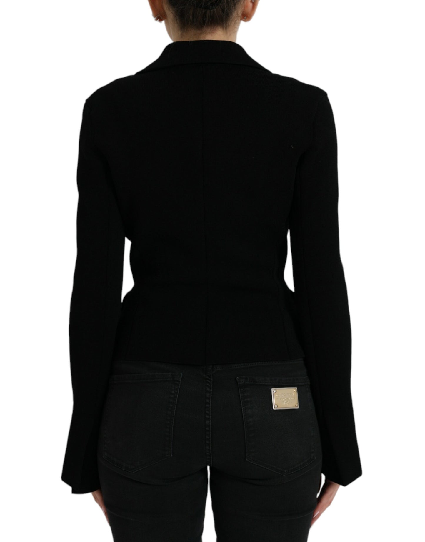 Dolce & Gabbana Elegant Black Blazer Jacket