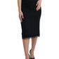 Dolce & Gabbana Elegant High Waist Midi Skirt