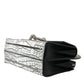 Balenciaga Metallic Silver Alligator Leather Mini Bag