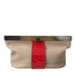 Balenciaga Two Tone Exotic Leather Clutch