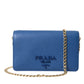 Prada Elegant Monogram Leather Sling Purse