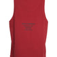 Dolce & Gabbana Red Leopard Print Sleeveless Tank T-shirt