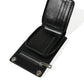 Dolce & Gabbana Black Calf Leather Zip Logo Shoulder Neck Strap Wallet