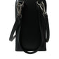 Dolce & Gabbana Black Leather Zip Around Logo Print Lanyard Strap Wallet