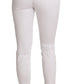 Dolce & Gabbana White Dress Pants Slim Skinny Pant