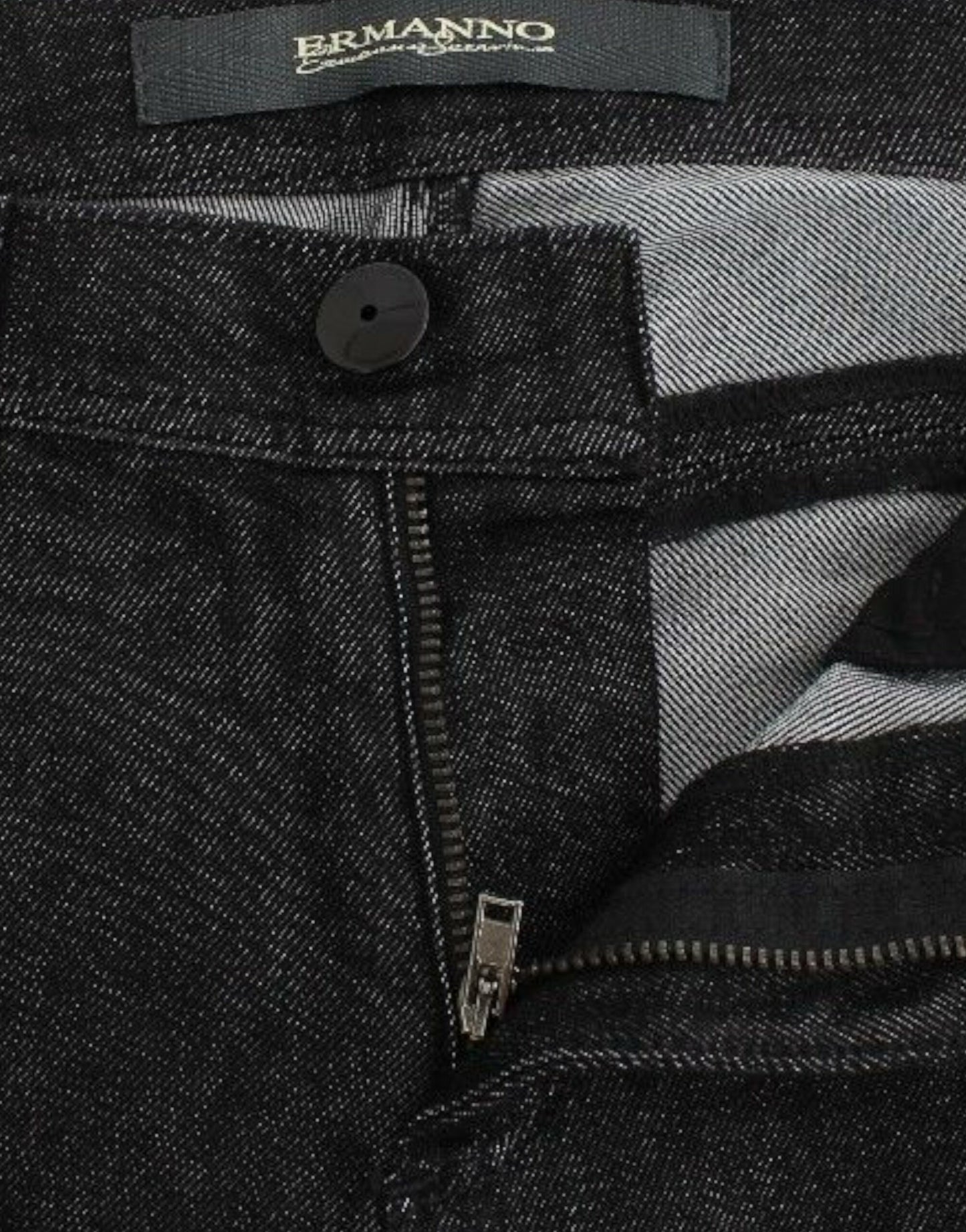 Ermanno Scervino Black Slim Jeans Denim Pants Skinny Leg Stretch