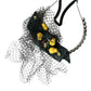 Dolce & Gabbana Black Lemons Sicily Purple Crystal Net Headband Diadem