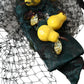 Dolce & Gabbana Black Lemons Sicily Purple Crystal Net Headband Diadem