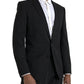 Dolce & Gabbana Black MARTINI Slim Fit Jacket Coat Blazer