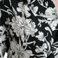 Dolce & Gabbana Black White Floral Button Down Casual Shirt