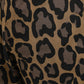 Dolce & Gabbana Brown Leopard Print Jogger Pants