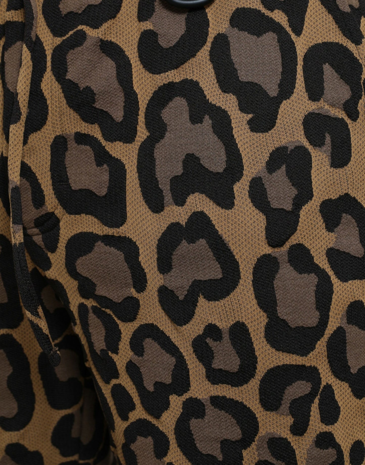 Dolce & Gabbana Brown Leopard Print Jogger Pants