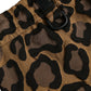 Dolce & Gabbana Brown Leopard Print Jogger Pants