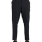 Dolce & Gabbana Blue Wool Men Skinny Dress Pants