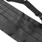 Dolce & Gabbana Black Men Wide Waist Silk Belt Cummerbund