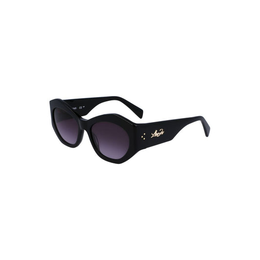 Liu Jo Black Acetate Sunglasses