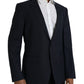 Dolce & Gabbana Dark Blue Wool Single Breasted Coat Blazer