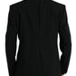 Dolce & Gabbana Black SICILIA Single Breasted Coat Blazer