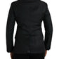 Dolce & Gabbana Black Stripe MARTINI Single Breasted Coat Blazer