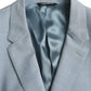 Dolce & Gabbana Light Blue Polyester MARTINI Formal 2 Piece Suit