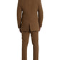 Prada Brown Cashmere 2 Piece Single Breasted Suit