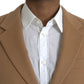 Prada Brown Cashmere 2 Piece Single Breasted Suit