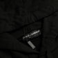 Dolce & Gabbana Black Cotton Hooded Sweatshirt Sweater