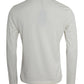 Dolce & Gabbana Off White Cotton Round Neck Pullover Sweater