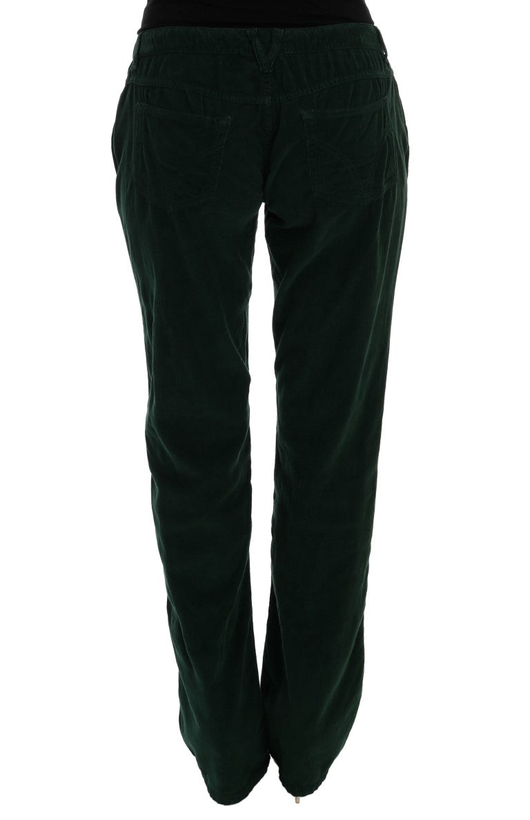 Dolce & Gabbana Green Corduroys Jeans