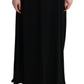 Dolce & Gabbana Black Stretch Shift Maxi Dress