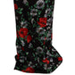 Dolce & Gabbana Multicolor Floral Print Stretch Sheath Long Dress