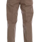 Dolce & Gabbana Beige Cotton Stretch Chinos Pants