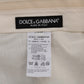 Dolce & Gabbana Beige Cotton Stretch Chinos Pants