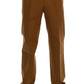 Dolce & Gabbana Brown Stretch Cotton Pants