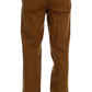 Dolce & Gabbana Brown Stretch Cotton Pants