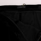 Ermanno Scervino Black Velvet Slim Fit Pants